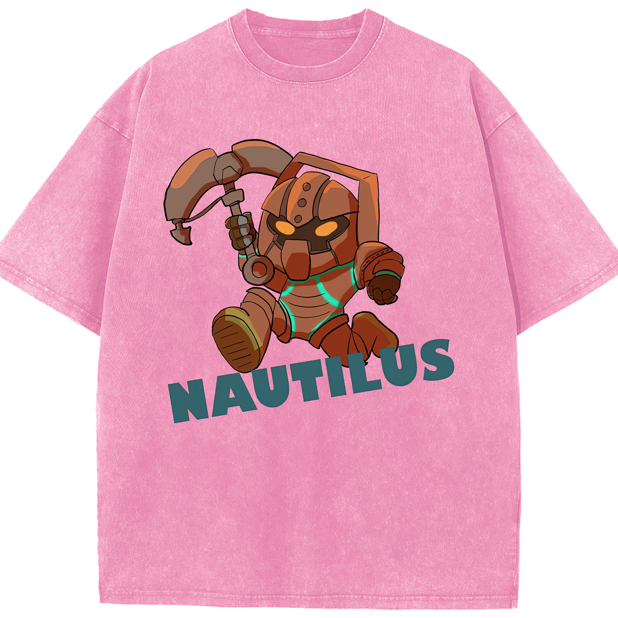 リーグ・オブ・レジェンド League of Legends LOL 綿100% ヴィンテージ風 半袖Tシャツ（フロントプリント）